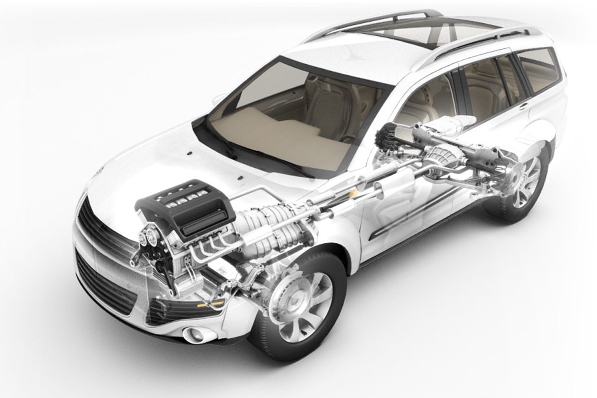 Image showing the powertrain components inside of a car