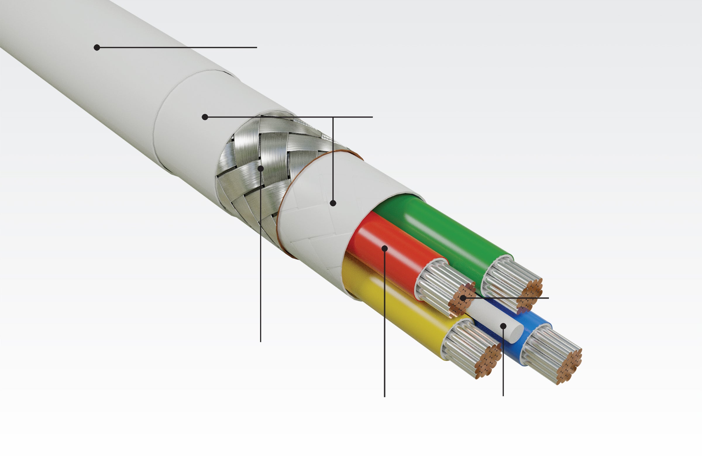 Construction of Gore’s Ethernet Quadrax Cables