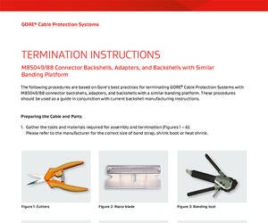 GORE Cable Protection Systems termination instructions